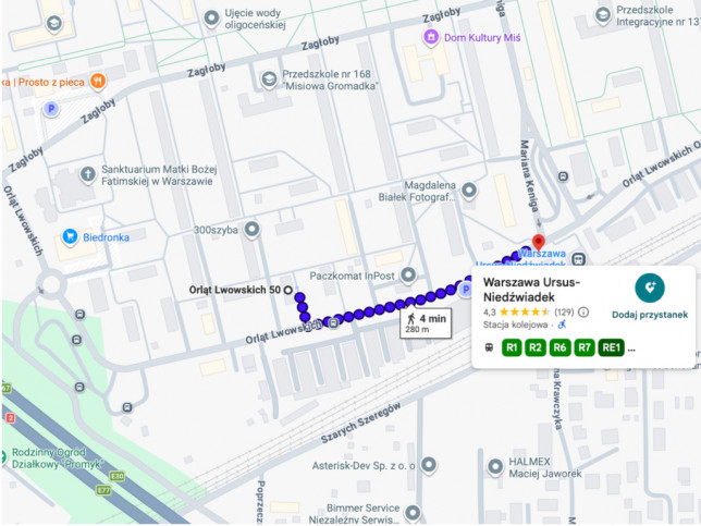 Mieszkanie Sprzedaż Warszawa Ursus Orląt Lwowskich 12